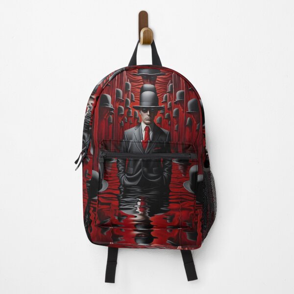Item preview, Suit amidst Seas: Noir Illusions in Red Reflections designed and sold by AI-Only Creations.