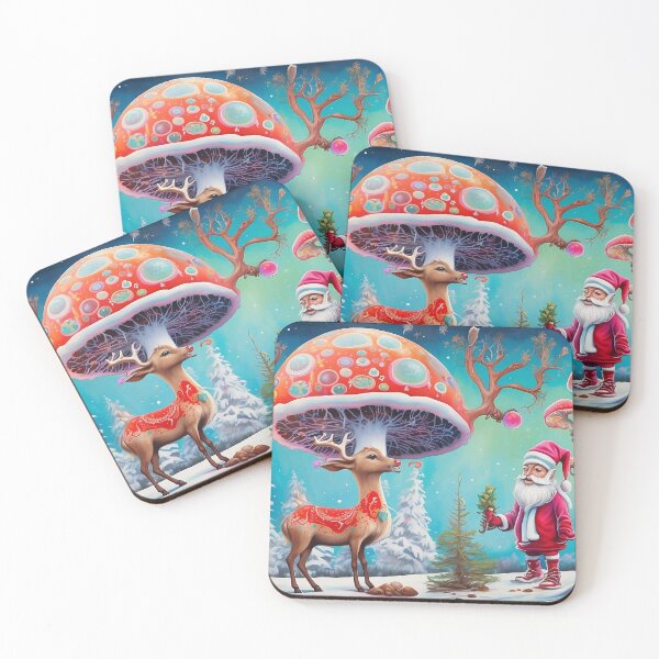 Item preview, Santa's Fungal Forest: Fly Agaric Wonderland designed and sold by ZION-E-Store.