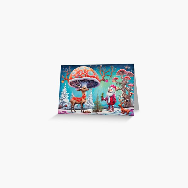 Item preview, Santa's Fungal Forest: Fly Agaric Wonderland designed and sold by ZION-E-Store.