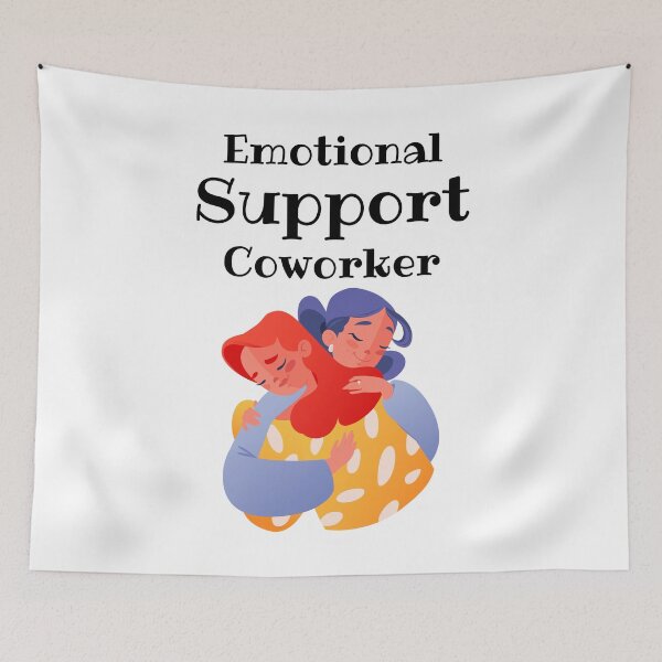 Item preview, Emotional Support Coworker designed and sold by Steelladys.