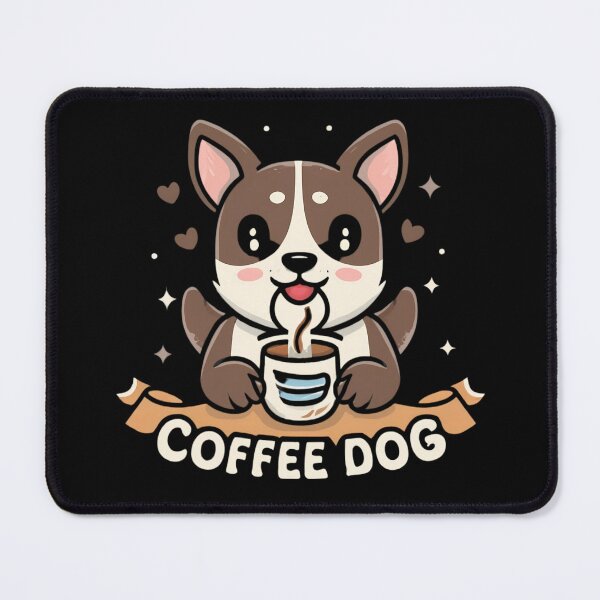 Item preview, Kawaii Coffee Dog designed and sold by FlexYourMind.