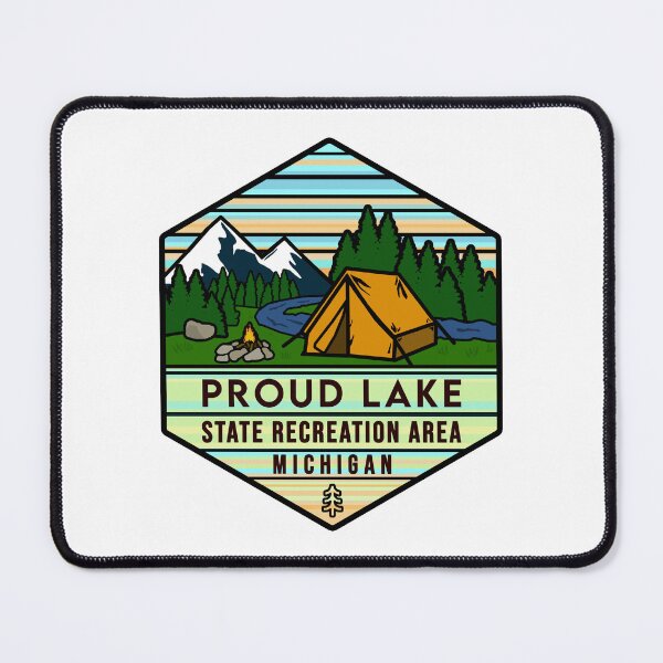 Item preview, Proud Lake State Recreation Area Hexagon designed and sold by VanyaKar.