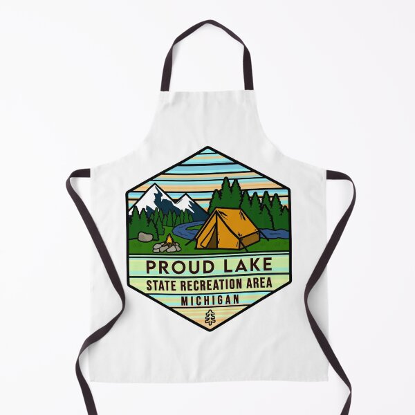 Item preview, Proud Lake State Recreation Area Hexagon designed and sold by VanyaKar.