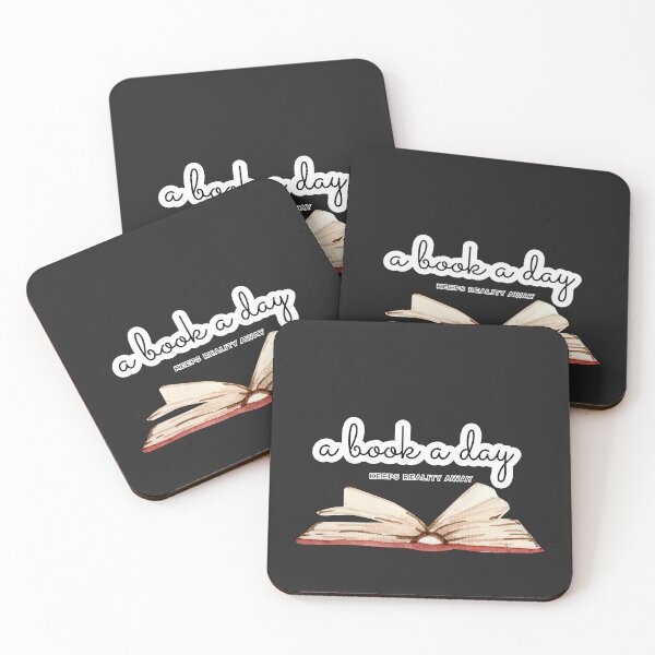 Item preview, a book a day keeps reality away designed and sold by koovoxdogs.