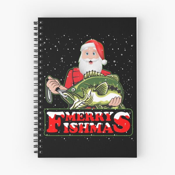 Item preview,  Merry Fishmas Funny Santa Claus Fishing  designed and sold by Smix Pixels.