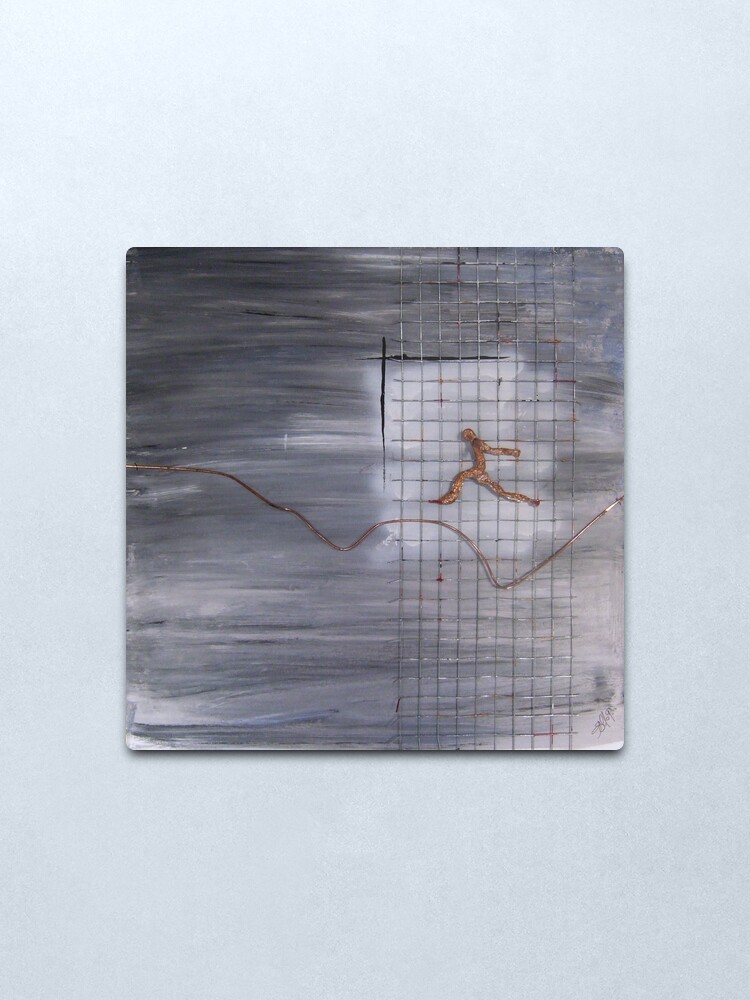 Alternate view of Jumping Jack Metal Print