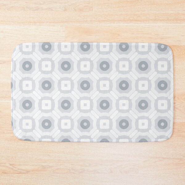 Item preview, Grey White Hexagon Circle Scandinavian Lines Minimal Clarity Winter Zen Pattern designed and sold by PenguinForests.