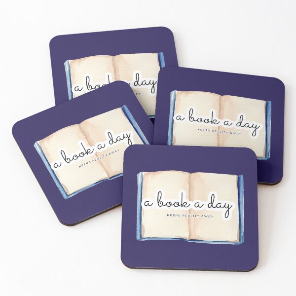 Item preview, a book a day keeps reality away designed and sold by koovoxdogs.