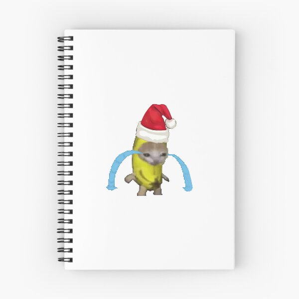 Item preview, christmas crying banana cat designed and sold by AlinaGil.