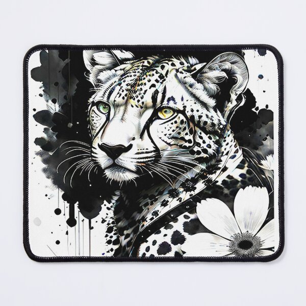 Item preview, White Cheetah Flowers designed and sold by LilithhWolf.