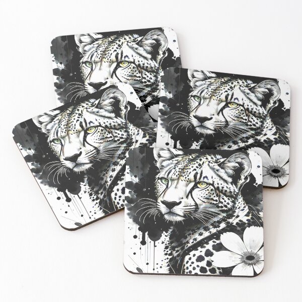 Item preview, White Cheetah Flowers designed and sold by LilithhWolf.