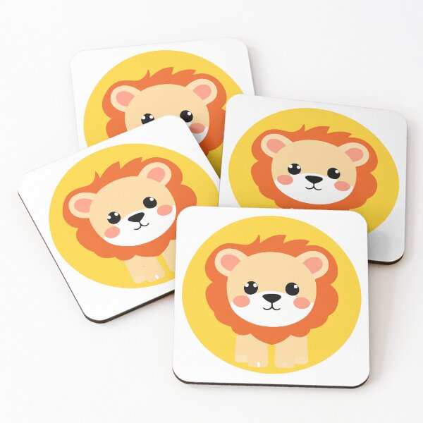 Item preview, CUTE LION cartoon vector art for kids designed and sold by 123JUST4U.