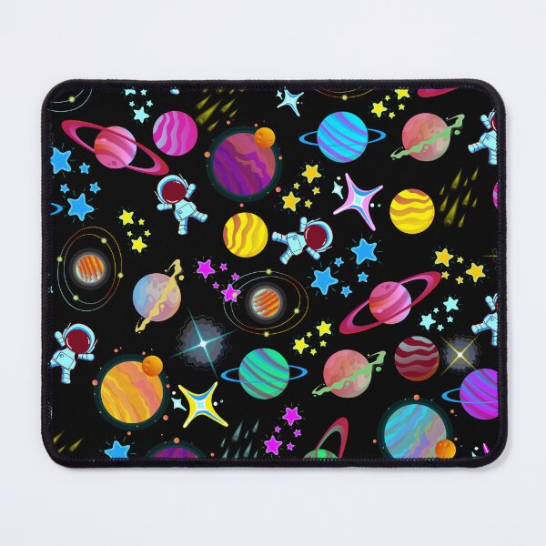 Item preview, planets colour colorful space planet galaxy stars pattern designed and sold by DesignYourWaystore.