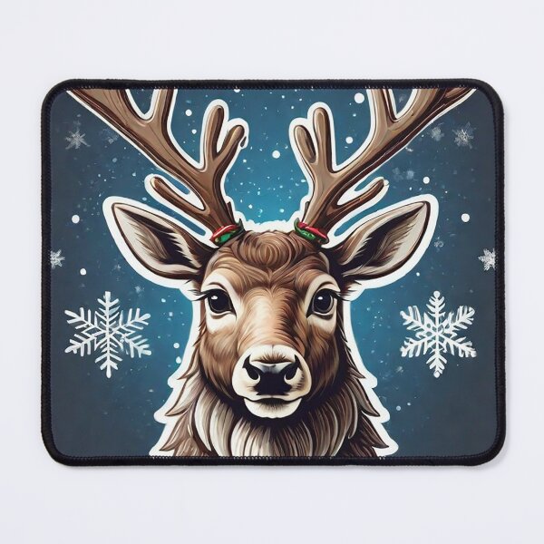 Item preview, Big Christmas reindeer designed and sold by prettyteeart.