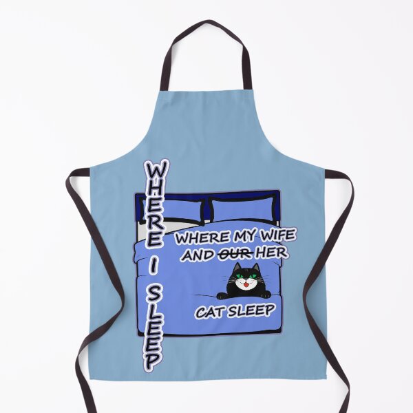 Artikelvorschau, Lustige Schlafarrangements für Katzen im Eheleben Wessen Katze ist das? 1 von 2 - Blau entworfen und verkauft von Beachy.