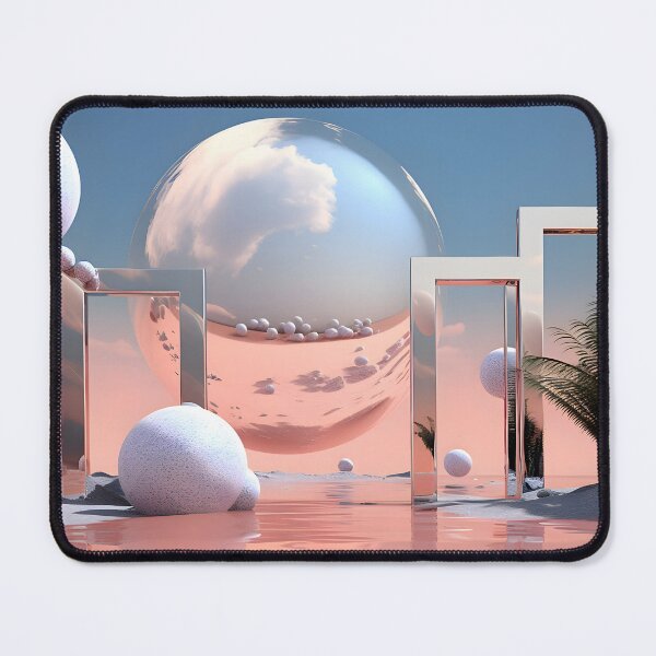Item preview, Futuristic Dreamscape: Ethereal World of Surreal Beauty designed and sold by AI-Only Creations.