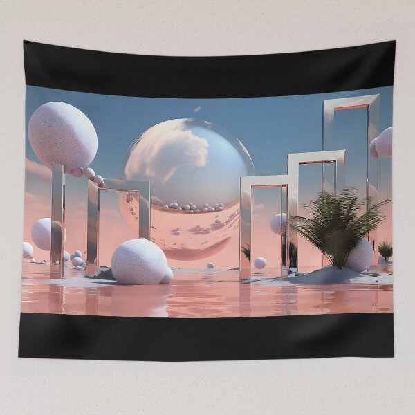 Item preview, Futuristic Dreamscape: Ethereal World of Surreal Beauty designed and sold by AI-Only Creations.