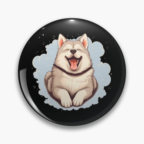 Item preview, Cute mini alaskan malamute husky dog breed puppy illustration designed and sold by NBSStore.