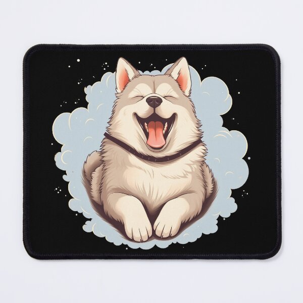 Item preview, Cute mini alaskan malamute husky dog breed puppy illustration designed and sold by NBSStore.