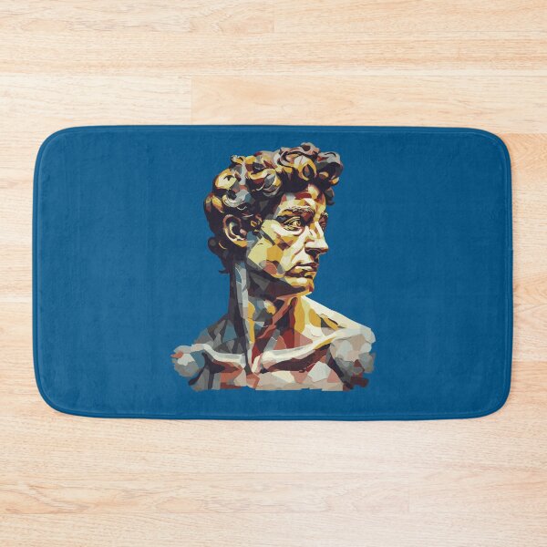 Item preview, Michelangelo's David Bust Head Portrait - Modern Art Pop Art Abstract David designed and sold by MadeByRobots.