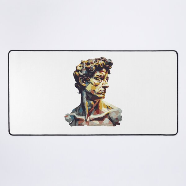 Item preview, Michelangelo's David Bust Head Portrait - Modern Art Pop Art Abstract David designed and sold by MadeByRobots.