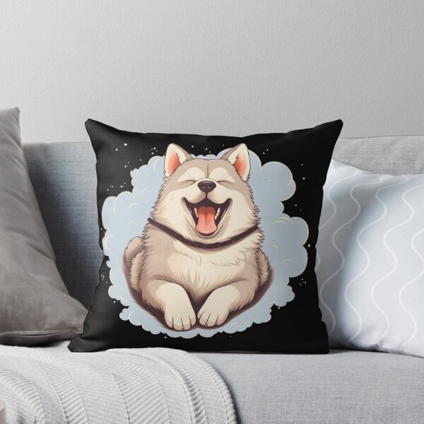 Item preview, Cute mini alaskan malamute husky dog breed puppy illustration designed and sold by NBSStore.
