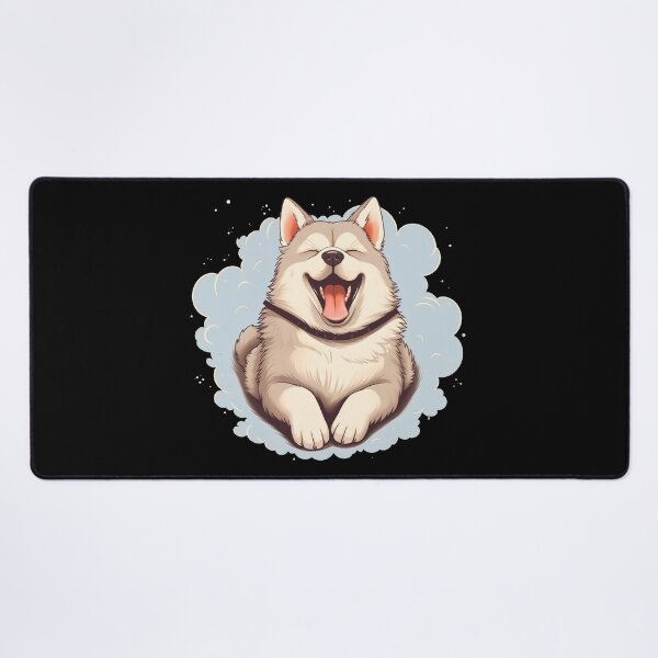 Item preview, Cute mini alaskan malamute husky dog breed puppy illustration designed and sold by NBSStore.