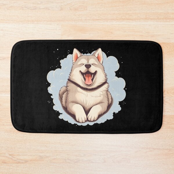 Item preview, Cute mini alaskan malamute husky dog breed puppy illustration designed and sold by NBSStore.