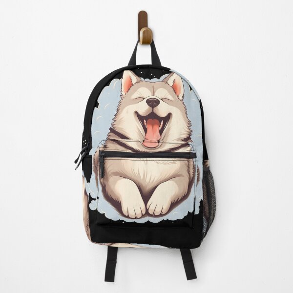 Item preview, Cute mini alaskan malamute husky dog breed puppy illustration designed and sold by NBSStore.