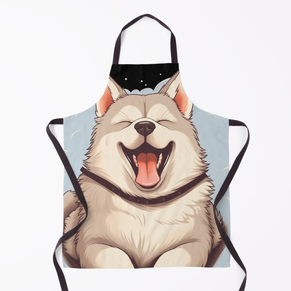 Item preview, Cute mini alaskan malamute husky dog breed puppy illustration designed and sold by NBSStore.