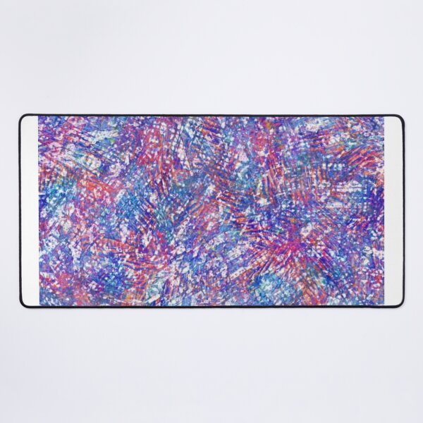 Item preview, Seamless summer boho washed out print. Grunge light watercolor collage texture background. Beach wear pattern textile fabric. Painterly pink blue pastel blur mash up glitch all over print designed and sold by MTShoppingLine.