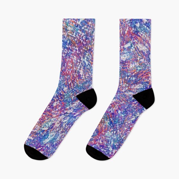 Item preview, Seamless summer boho washed out print. Grunge light watercolor collage texture background. Beach wear pattern textile fabric. Painterly pink blue pastel blur mash up glitch all over print  designed and sold by MTShoppingLine.