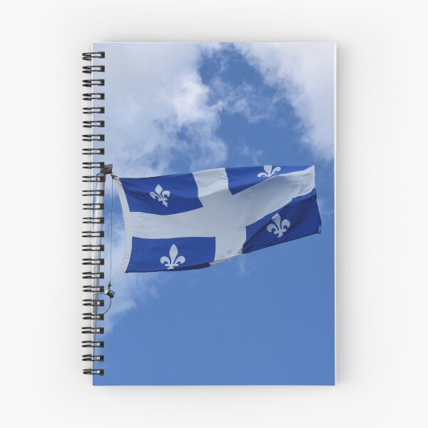 Item preview, The flag of Quebec under a blue sky designed and sold by Claude Laprise.