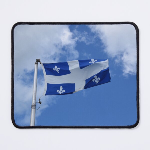 Item preview, The flag of Quebec under a blue sky designed and sold by Claude Laprise.