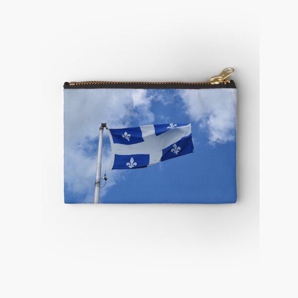 Item preview, The flag of Quebec under a blue sky designed and sold by Claude Laprise.