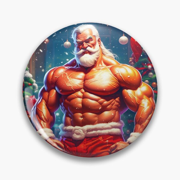 Item preview, Strong Santa Claus Digital Portrait Christmas Backdrop designed and sold by Trendsecne.