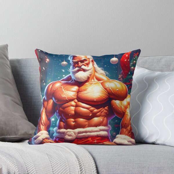 Item preview, Strong Santa Claus Digital Portrait Christmas Backdrop designed and sold by Trendsecne.