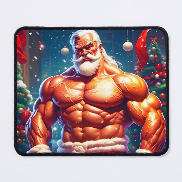 Item preview, Strong Santa Claus Digital Portrait Christmas Backdrop designed and sold by Trendsecne.