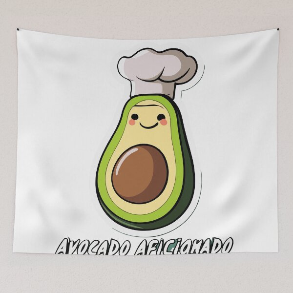 Item preview, Chef de dibujos animados aficionado al aguacate estilo cómico designed and sold by NiftyWrx.