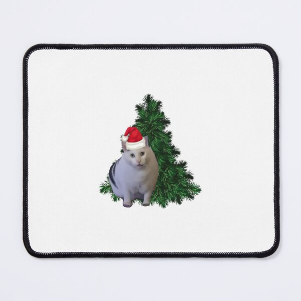 Item preview, christmas cat Bender sits an meows. meme designed and sold by AlinaGil.