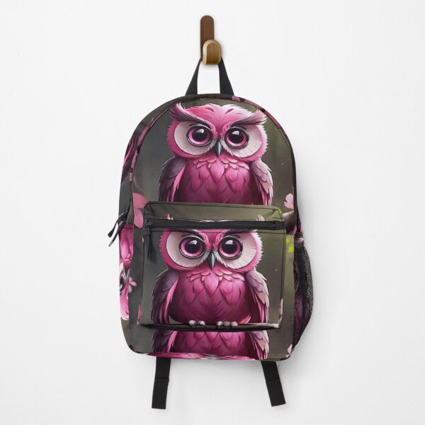 Item preview, Pink big eyed owl designed and sold by M-Y-A-R-T-.