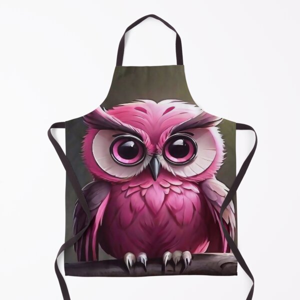 Item preview, Pink big eyed owl designed and sold by M-Y-A-R-T-.