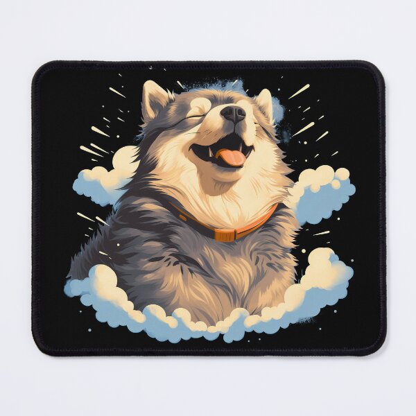 Item preview, Cute mini alaskan malamute husky dog breed puppy illustration designed and sold by NBSStore.