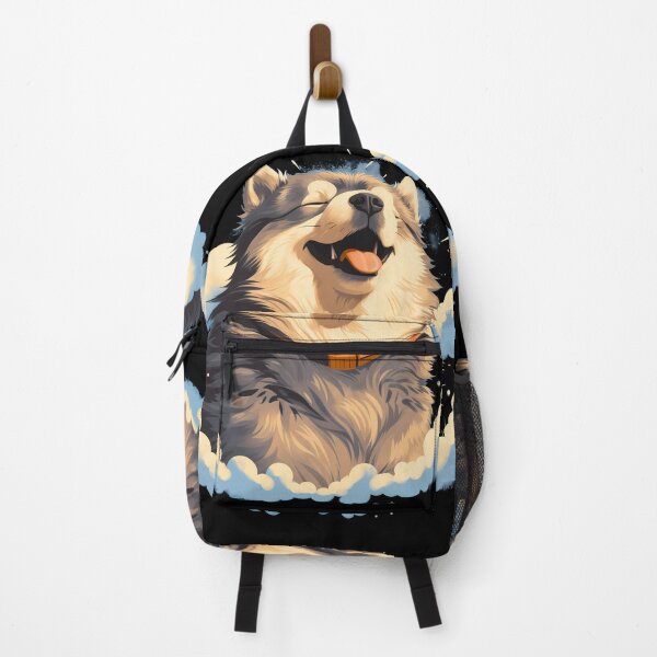 Item preview, Cute mini alaskan malamute husky dog breed puppy illustration designed and sold by NBSStore.
