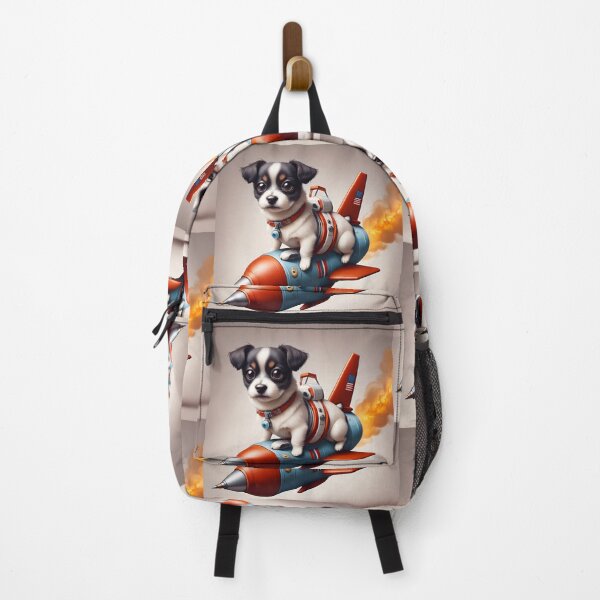 Item preview, Dog Astronaut riding the rocket on the space designed and sold by BotunPeony.