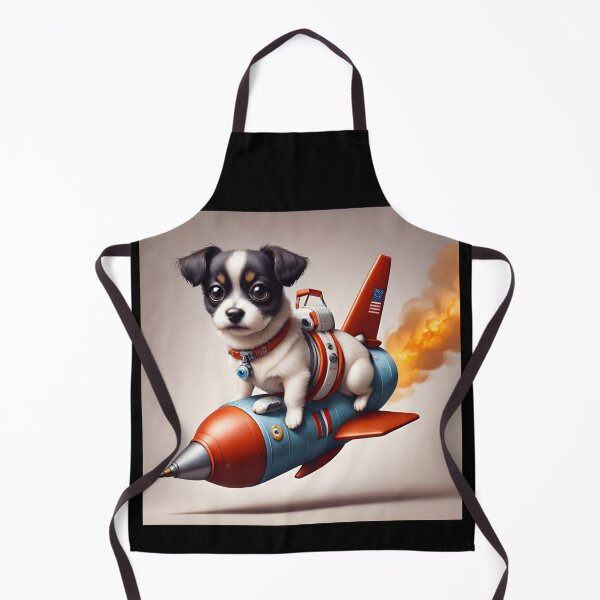 Item preview, Dog Astronaut riding the rocket on the space designed and sold by BotunPeony.