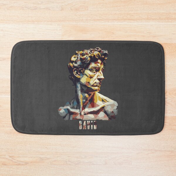Item preview, Surreal Michelangelo's David Head Portrait - Modern Art Pop Art Abstract David designed and sold by MadeByRobots.