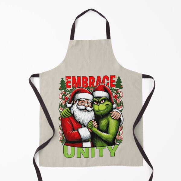 Item preview, Festive Unity: Santa & Grinch Celebrating Togetherness designed and sold by ShobulousStudio.