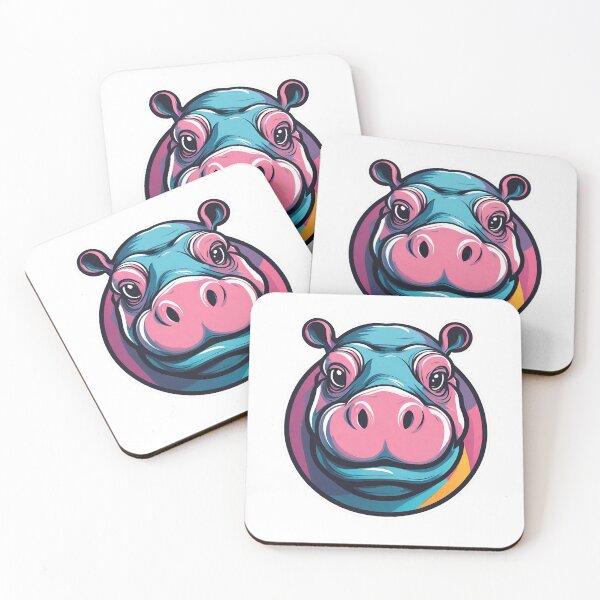 Item preview, Grahic Hippo designed and sold by LittleGoblinPrs.