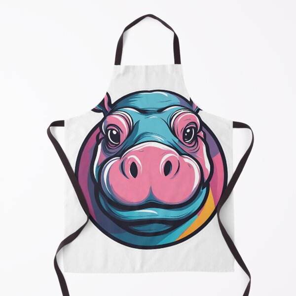 Item preview, Grahic Hippo designed and sold by LittleGoblinPrs.